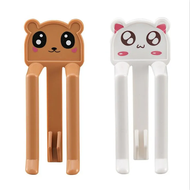 2 шт./компл. пластиковый зажим для мусорного пакета с милыми мультяшными