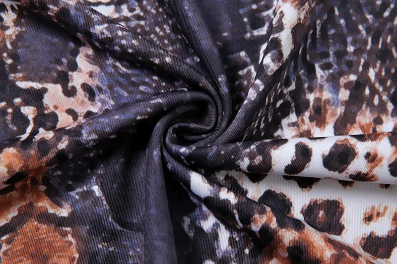 

WJFZQM Sexy Women Snake Print Dress Ladies Long Sleeve Mini Dress Party Bodycon Club Dresses Evening Hollow Out Bangade Dress