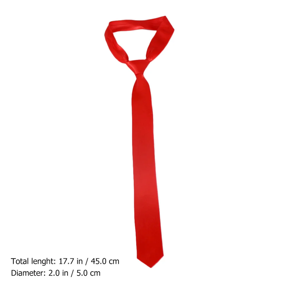 

2pcs Black Red Color Tie Formal Necktie Formal Business Tie School Tie