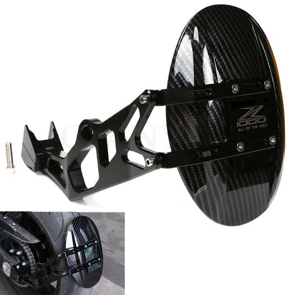 

Motorcycle Carbon Rear Front Fender Cover For Kawasaki Z1000 Z 1000 2010 - 2017 Protector Mudguard Fairing Accessory