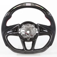 2021 new carbon fiber steering wheel fit for mclaren 720s 570 600lt 540c 12c led shift racing wheel 2017 models