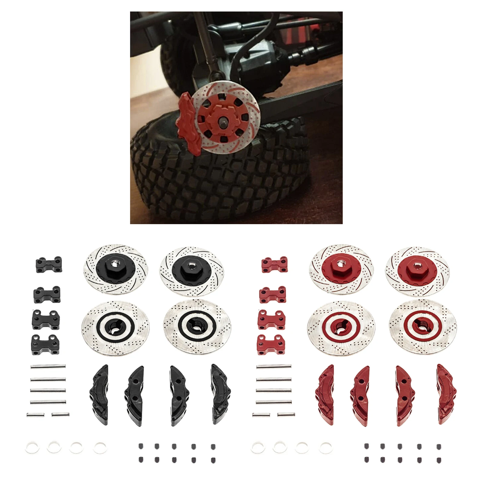 

1/10 RC Car Drive Hub Stainless Steel Brake Disc for TRAX-X-A-S TRX4 Parts