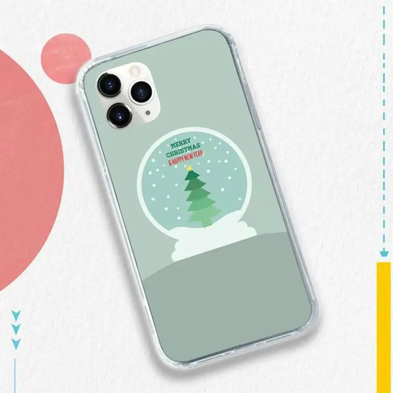 

Christmas protective carcasa Phone Case for iPhone 11 12 pro XS MAX 8 7 6 6S Plus X 5S SE 2020 XR