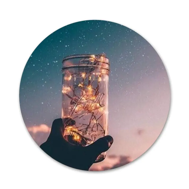 Значки для зимсветильник фотографий ландшафта 58 мм | Дом и сад