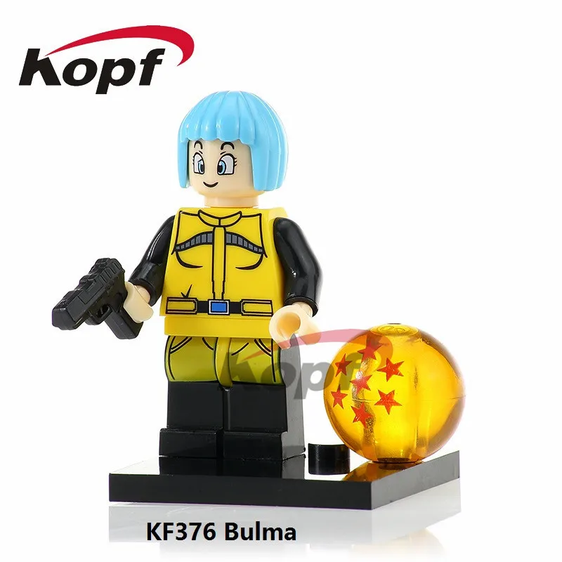 KF376 Without Box Одна распродажа фигурки Dragon Ball Z Freiza Black Goku идеальная ячейка Majin Buu Super Heroes строительные блоки детские игрушки подарок KF983 - Цвет: KF376 Without Box