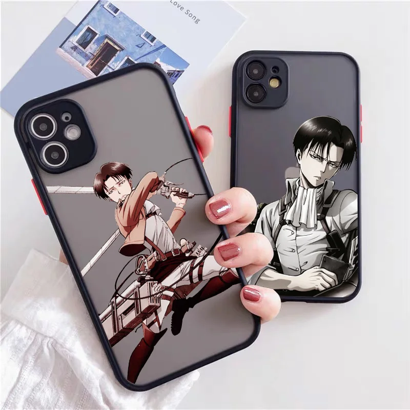 Anime Japanese Allen Attack On Titan Phone Case For Iphone 14 12 13Mini 11 Pro XS MAX 8 7 6Plus X SE20 XR Hard Fundas Coque Case