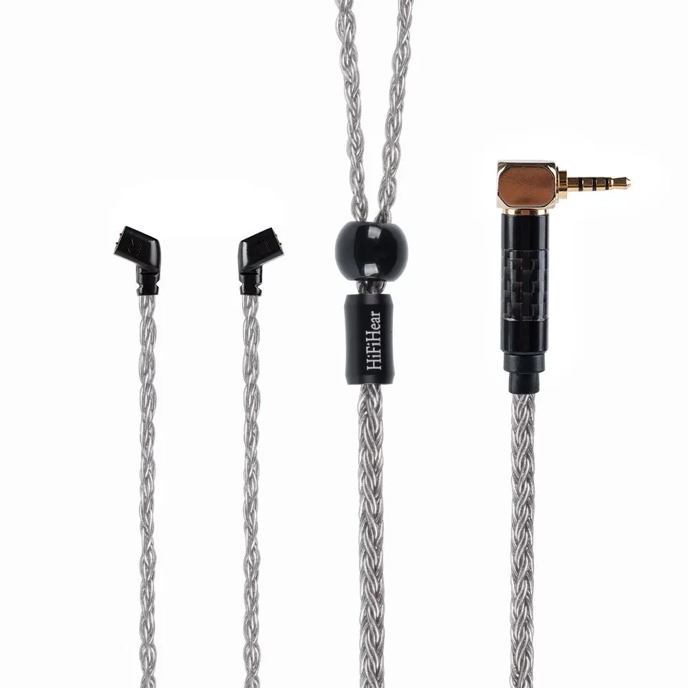 AK Hifihear 16 ядро посеребренный кабель 2,5 3,5 мм сбалансированный кабель с MMCX 2 pinконнектора изгиб Jack TRN V90 X6 ZSN ZSX C12 A10