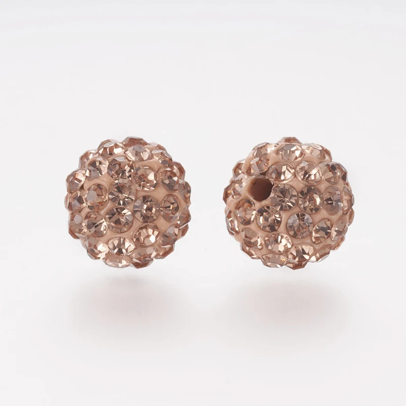 50 шт. разноцветные блестящие стразы европейские шарики для браслета ожерелий