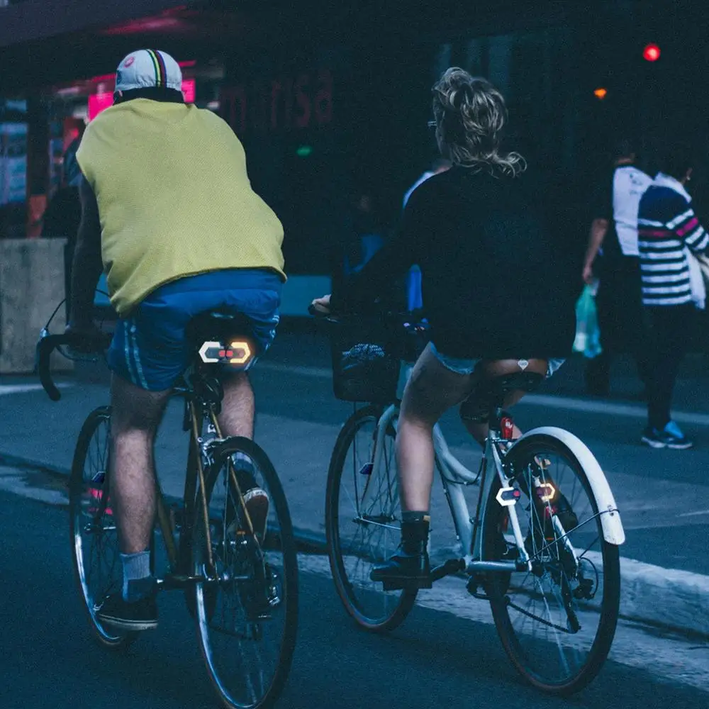 Bicycle Light Bike Turn Signals Front and Rear with Smart Wireless Remote Control Safety Warning Accessories | Спорт и развлечения