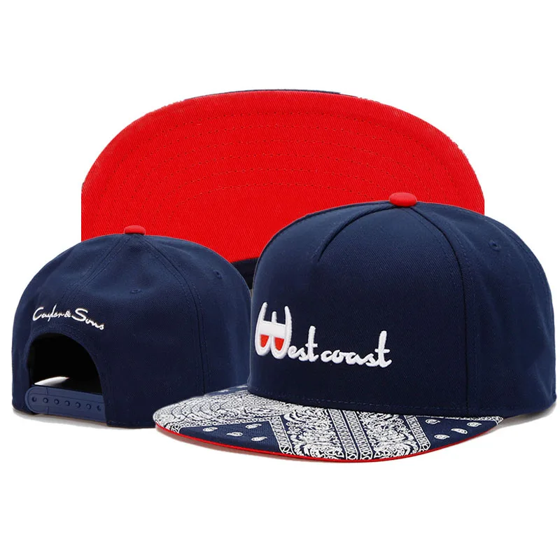 

Brand WESTCOAST Embroidered Snapback Hip Hop Hat Outdoor Sports Men Women Visor Hats Casual Headwear Baseball Cap Gorras CP135