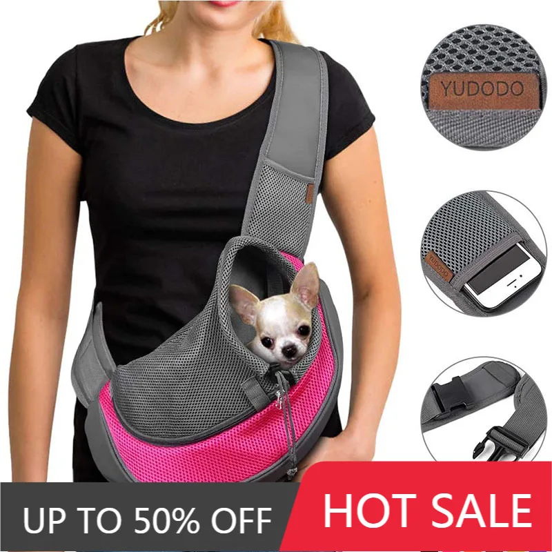 

2021 NEW ARRIVE Pet Puppy Carrier Outdoor Travel Cat and Dog Shoulder Bag Mesh Oxford Single Comfort Sling Handbag Tote