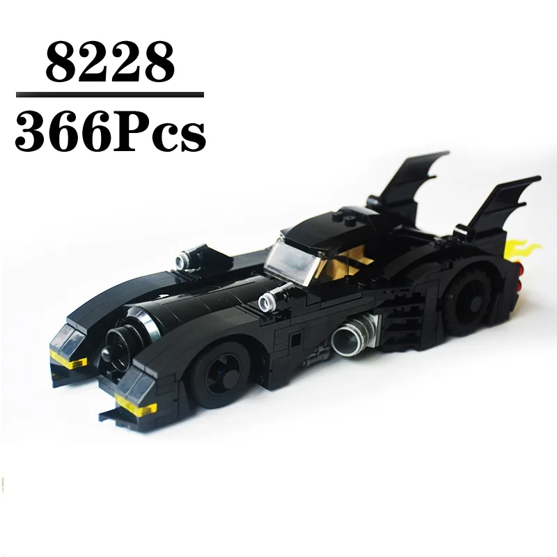 1989 Batmobile Ограниченная серия биты 366 шт. светильник Кая машина строительные блоки
