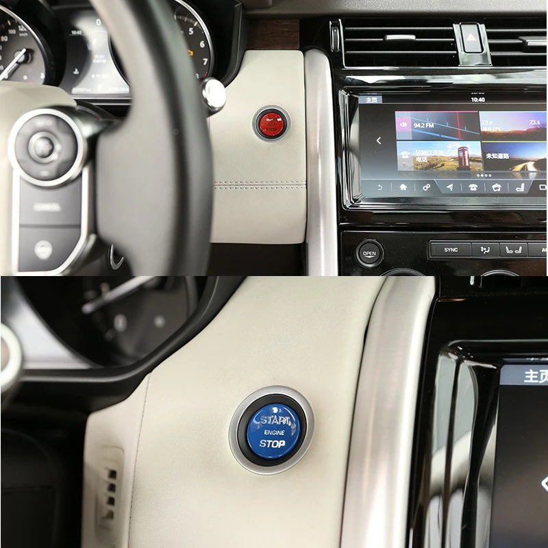 Накладка Start Stop крышка кнопки запуска для Land Rover Range Evoque Discovery 5 Sport 1 шт. | Автомобили