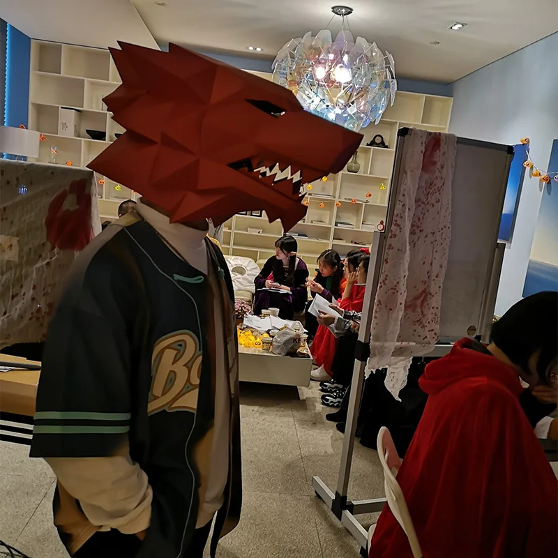 3D маска для лица бумажная поделок крутые вещи вечерние косплея игрушки Хэллоуина