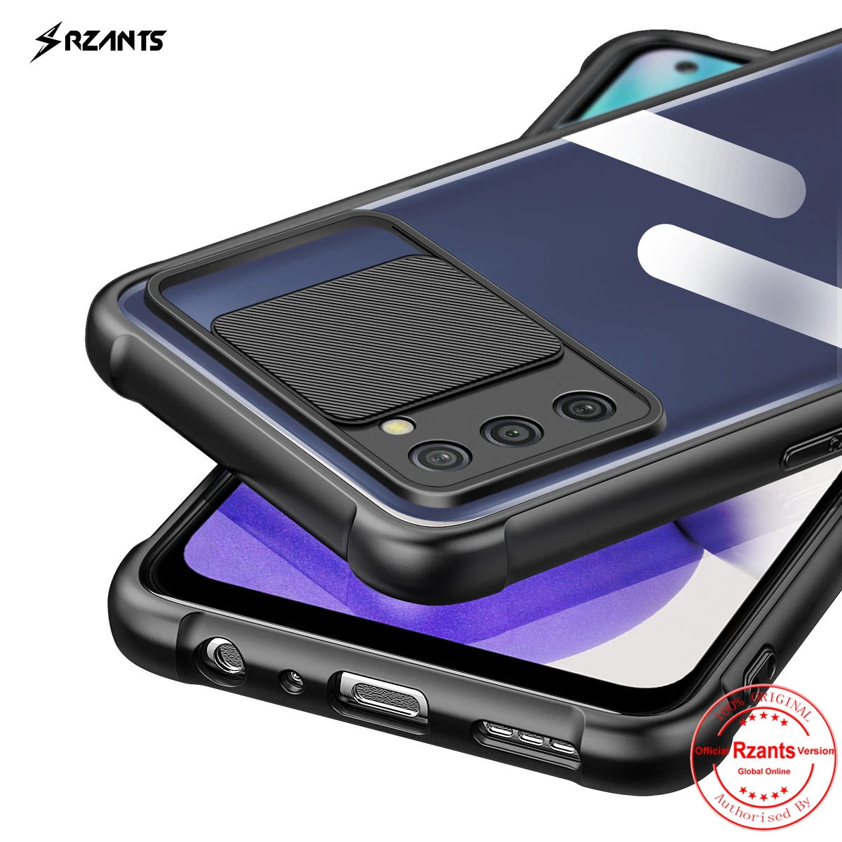 

Rzants For Samsung Galaxy A03S Case Soft [Lens Protection] Air Bag Conor Clear Cover Casing