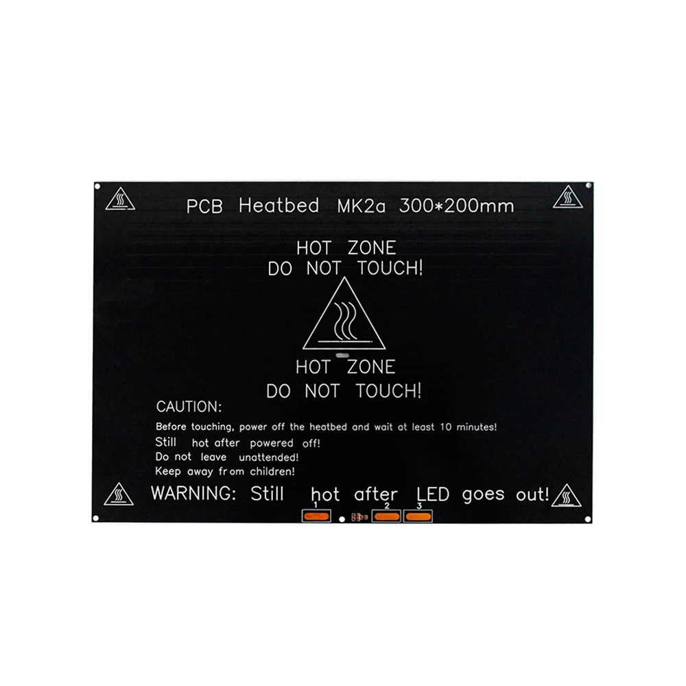 Алюминиевая грелка RepRap MK2A для 3D принтера 300*200*3 0 мм 12 В/24 В | Компьютеры и офис