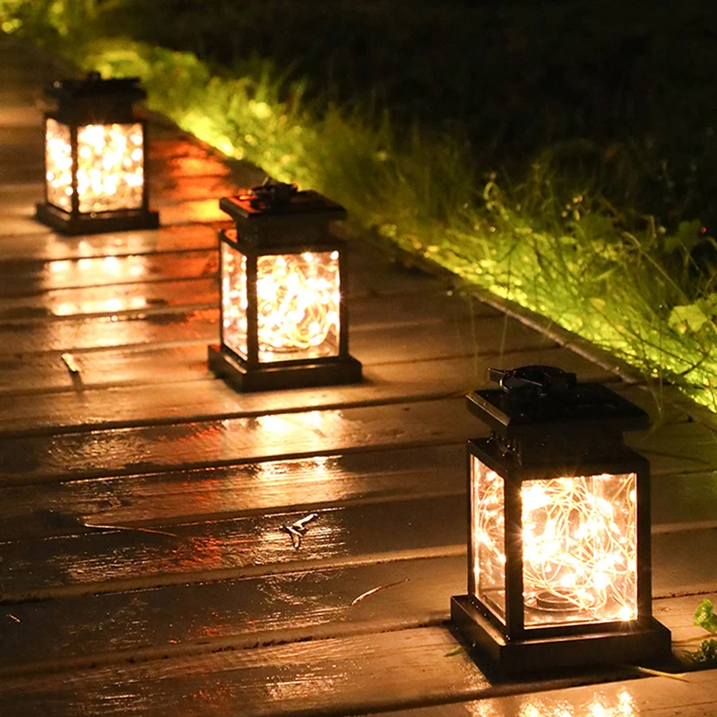 

Квадратная садовая лампа на солнечной батарее, уличное квадратное освещение для вечерние ринки, балкона, праздничное водонепроницаемое ос...