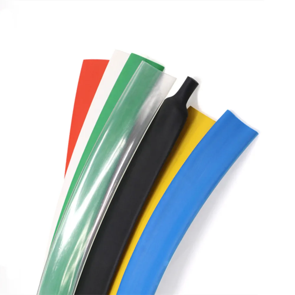 Термоусадочная трубка с двойной стенкой, диаметром 12,7 мм, с клеевым слоем, соотношение 3:1, для обмотки проводов, водонепроницаемая, черная/красная/желтая/синяя/белая/прозрачная.