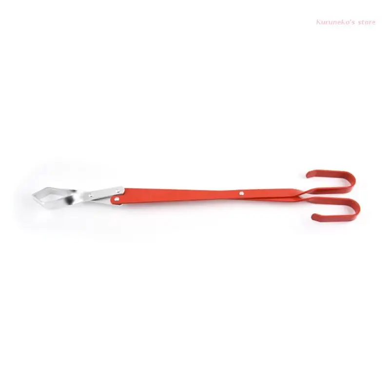 HX6D деревянные щипцы для камина покерные усиленная нержавеющая сталь деревянная