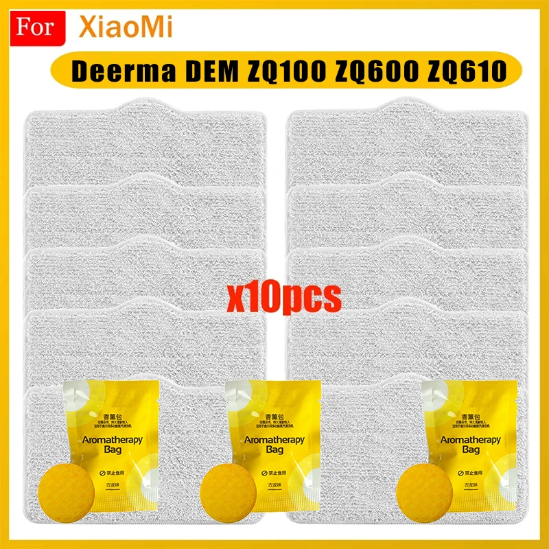 

Mop Cleaning Pads Parts For XiaoMi Deerma DEM ZQ100 ZQ600 ZQ610 Handhold Steam Vacuum Cleaner Mop Cloth Rags Aromatherapy Bag