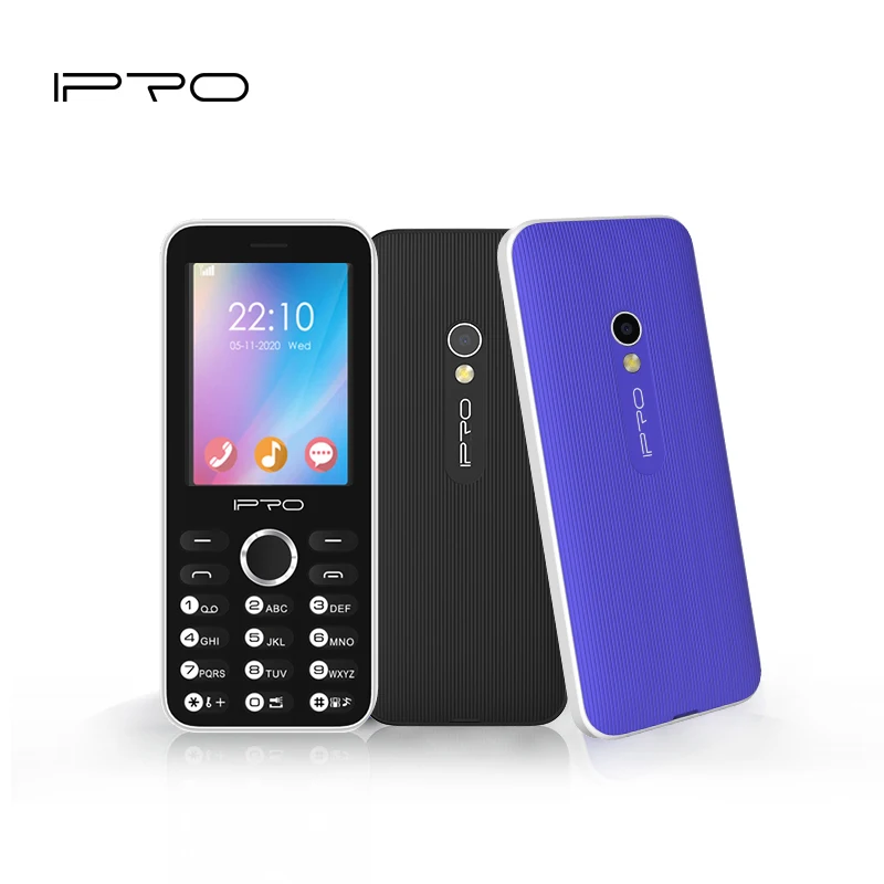 

IPRO Destaque Telefone A29 2.8" 1400mAh Battery MP3 Player Dual SIM Flashlight inteligente Celulares 2G Celular Feature Phone