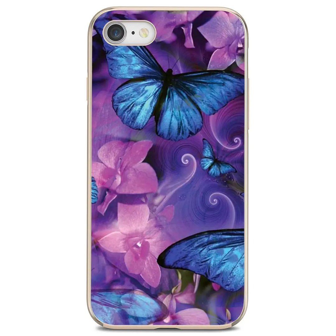 Силиконовый чехол для Meizu M6 M5 M6S M5S M2 M3 M3S NOTE MX6 M6t 6 5 Pro Plus U20 beautiful-Blue-butterfly | Мобильные