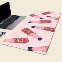 70x30cm gaming mouse pad large cute girl thickened office computer desk pad soda snack keyboard pad waterproof anime mousepad