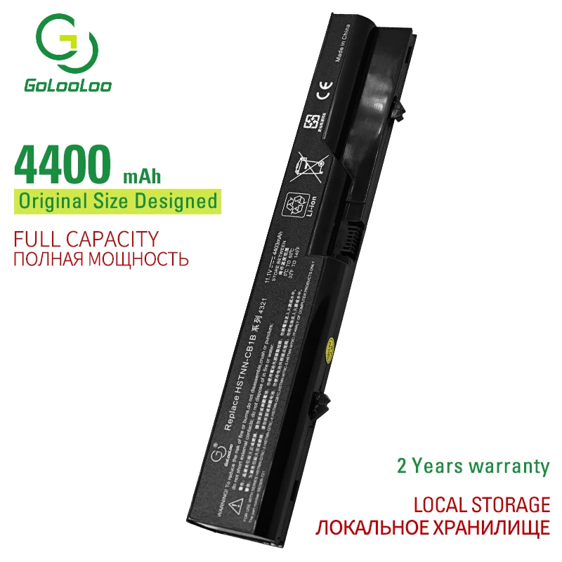 Gololoo 6 ячеек Аккумулятор для ноутбука HP Для COMPAQ 320 321 325 326 420 421 620 6BJXK01RWZBKDG BQ350AA HSTNN-CB1A