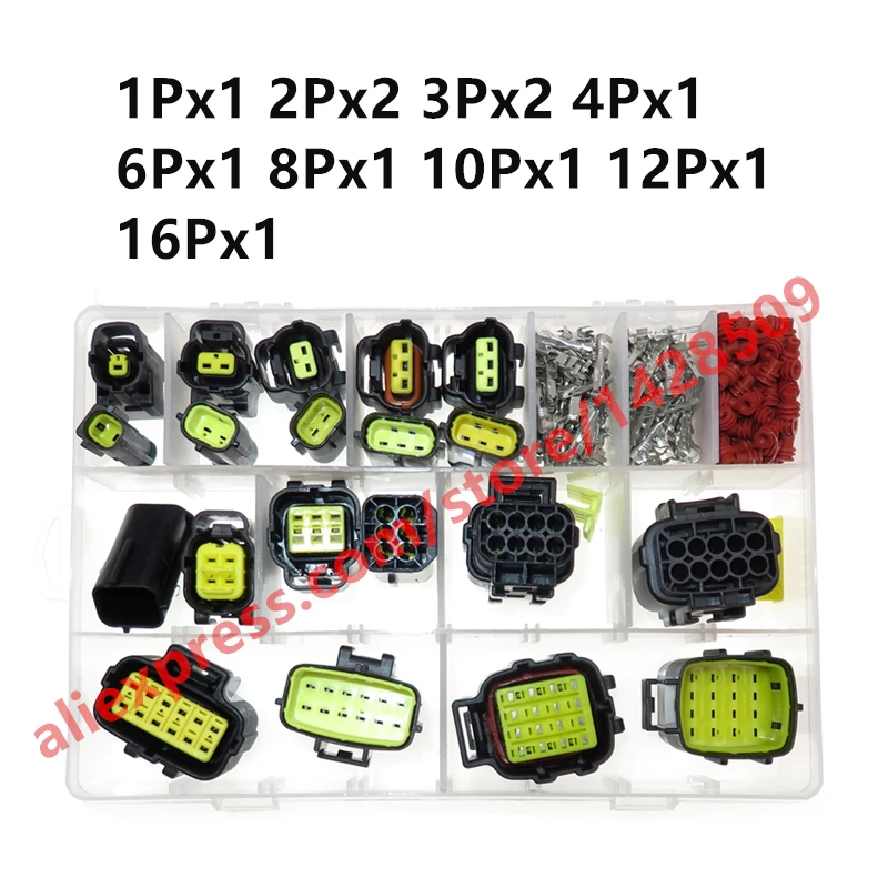 1 2 3 4 6 8 10 12 16P водонепроницаемый соединитель проволочный Кабельный штекер Denso