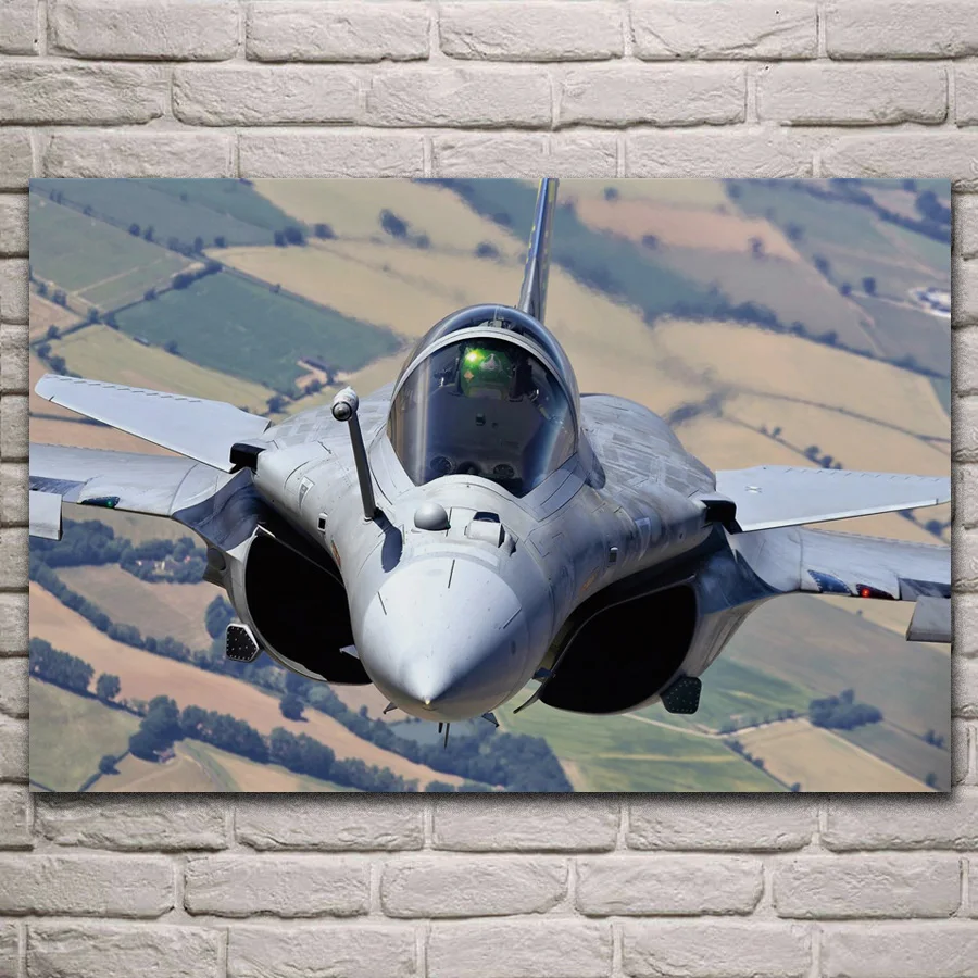 Красивый самолет rafale fighter dassault настенные постеры картина для дома гостиной