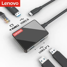 Lenovo Original USB C HUB to Multi USB 3.0 RJ45 Adapter Dock For ThinkPad YOGA Laptop PC Accessories USB-C Type C Splitter Port