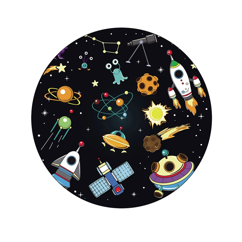 Милые Мультяшные коврики для гостиной портативный коврик детские игровые белый