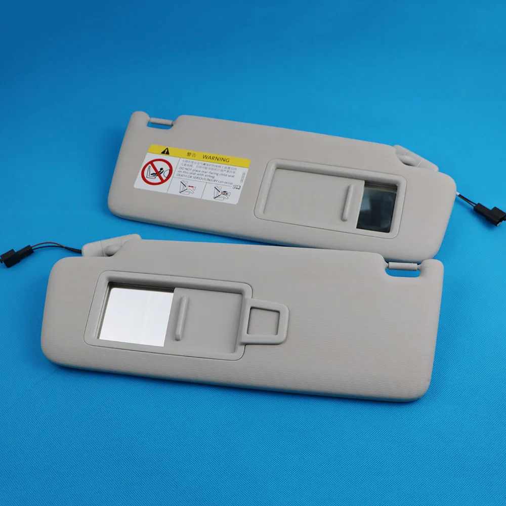 Серая Передняя Солнцезащитная панель с зеркалом для макияжа VW Golf 7 MK7 SportsVan Jetta T-Cross