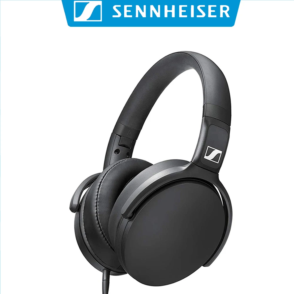 

Наушники-вкладыши Sennheiser HD 400S с шумоизоляцией, Складная спортивная стереогарнитура с глубокими басами