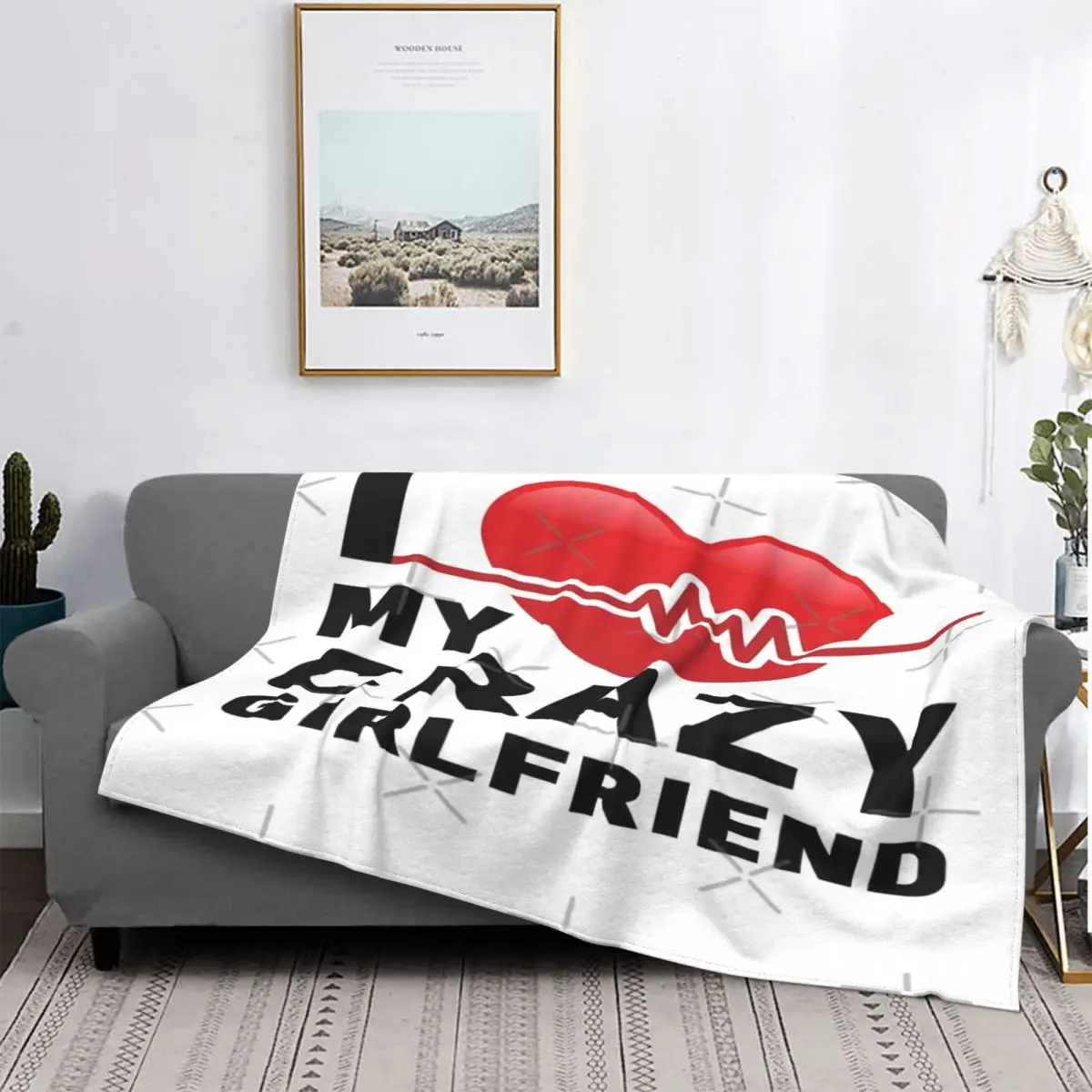 

Надпись «I Love My Crazy Girl»-«Я люблю свою сумасшедшую девушку»-«Manta para cama», «укороченная Теплота», «укороченная Пикник», 413