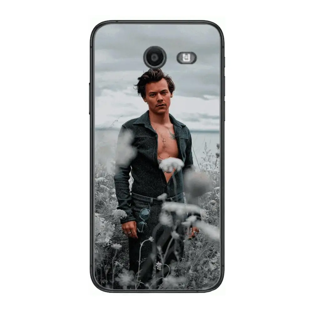 

Aesthetic Harry Styles Phone Case Hull For Samsung Galaxy J 4 3 5 6 7 8 EU 2018 Plus 2017 Black Shell Art Cell Cover TPU