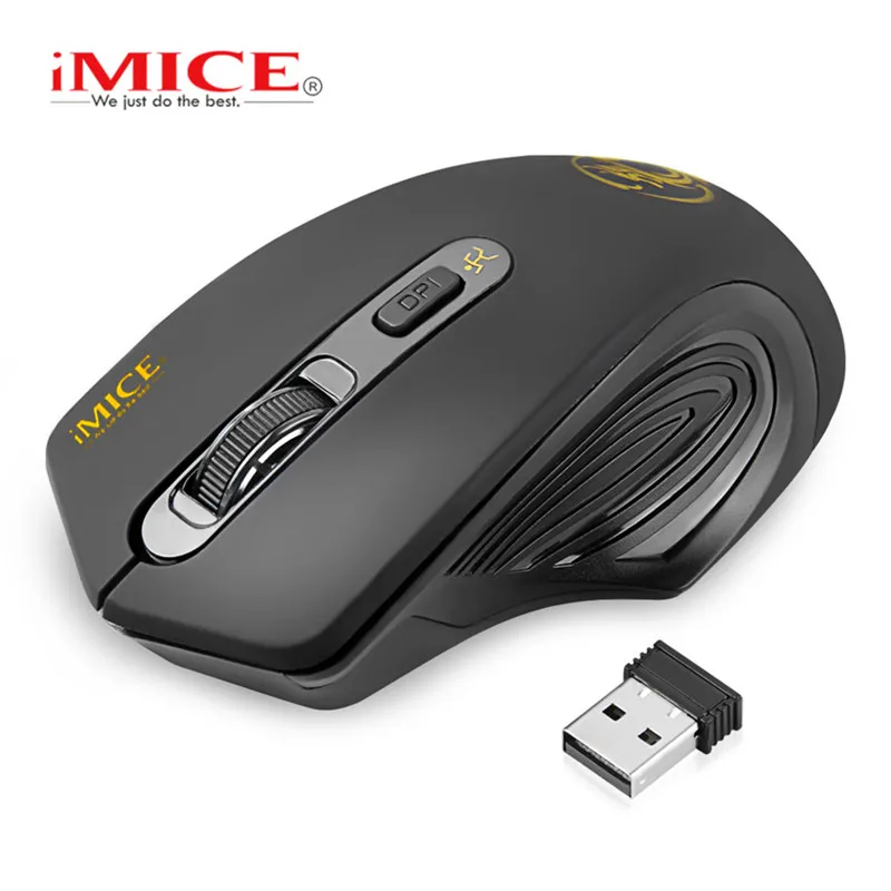 IMice беспроводная мышь бесшумная компьютерная эргономичная USB PC Mause оптическая