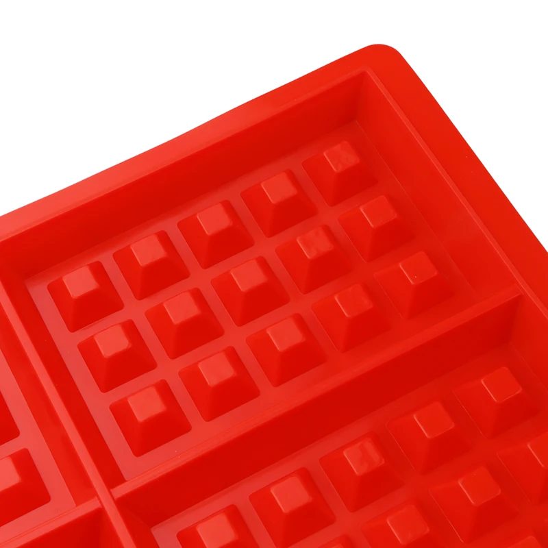 Силиконовая форма для вафель квадратной формы выпечки маффинов кастрюль