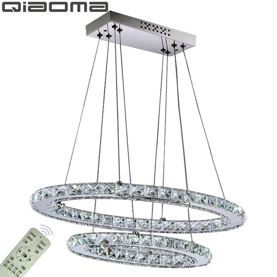 

Светодиодный светильник с двойным кольцом и овальным кристаллом, 45 Вт