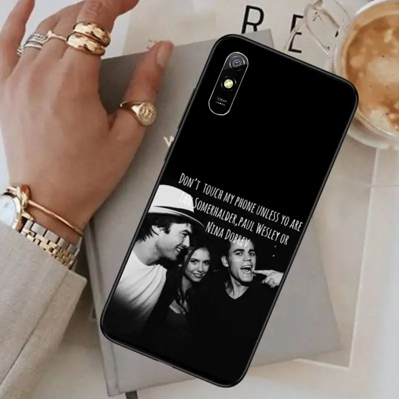 

Vampire Diaries Stefan Damon Phone Case For Xiaomi Redmi note 4 4X 8T 9 9s 10 K20 K30 cc9 9t pro lite max