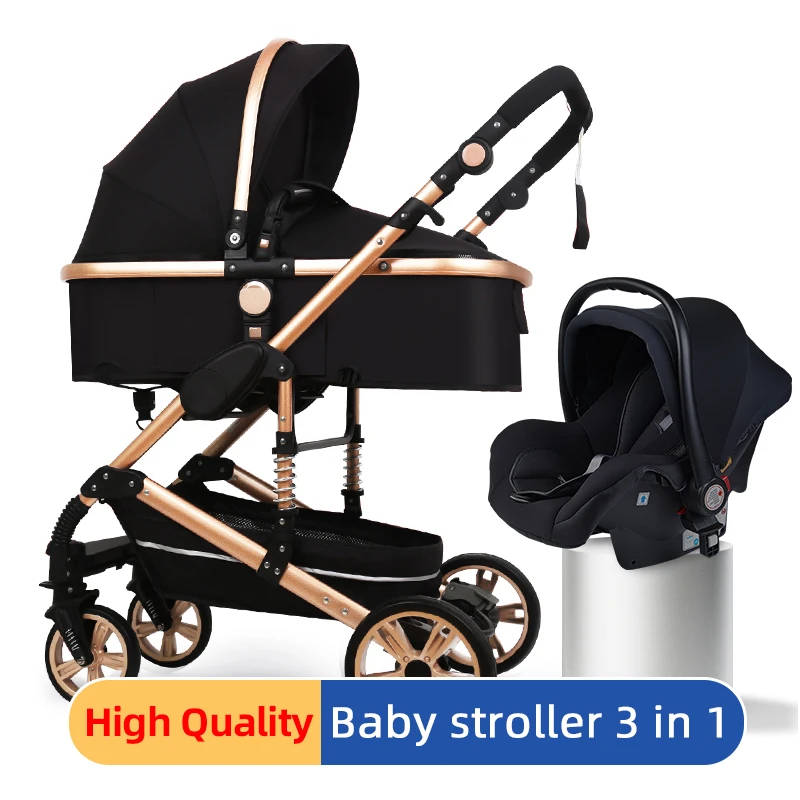 Детская коляска 3 в 1 с автомобильным сиденьем дорожная система детская