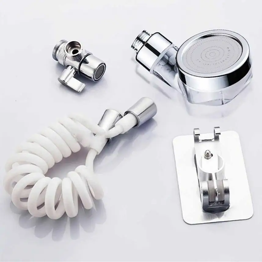 

Faucet extension shower set, external shampoo shower, sink basin, shampoo, single-cut valve diverter