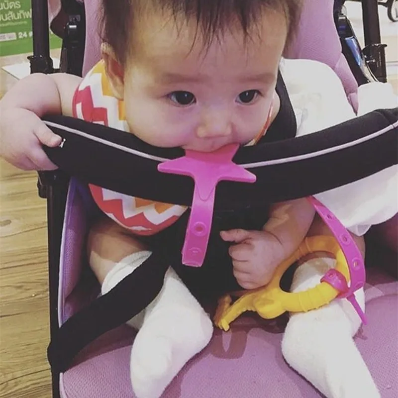 Игрушки для детской коляски Прорезыватель зубов цепочка соски держатель ремень