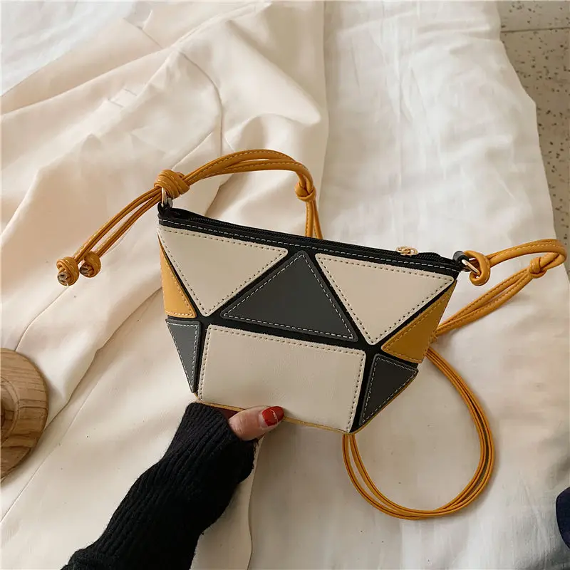 

Fashion stitching small bag handbags new 2021 summer popular textive shoulder diagonal bag handbags designer bag cross body