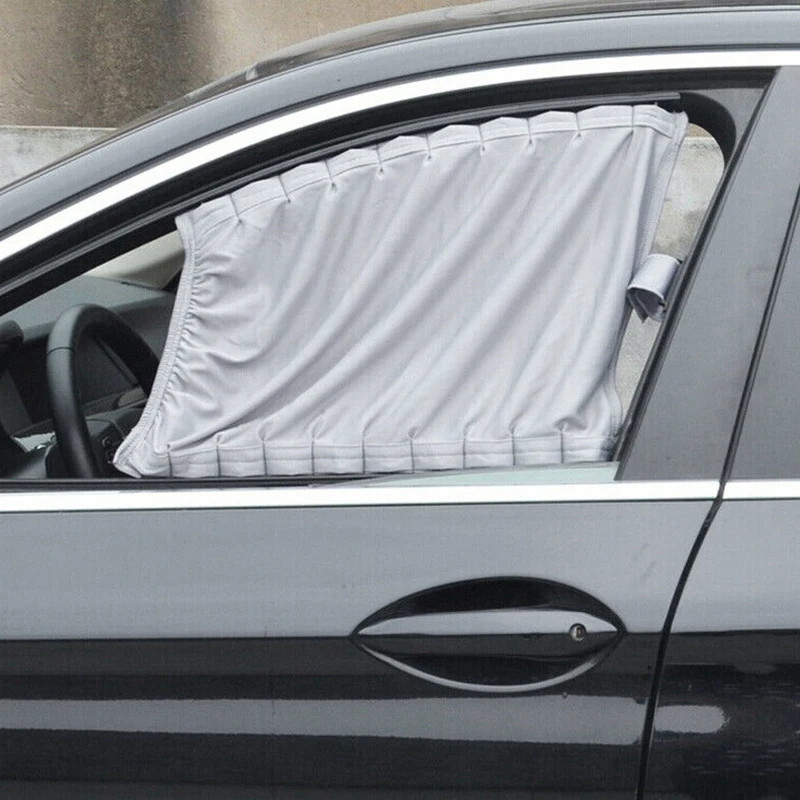 Комплект из 2 предметов серый Авто Ван внедорожник VIP окна Шторы анти УФ Зонт
