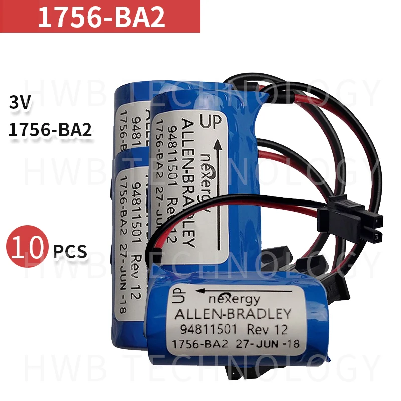 10 шт. высококачественный аккумулятор PLC 1200 мАч для Allen Bradley 1756 BA2 BR2/3A AB 3 0 в Bradley|allen