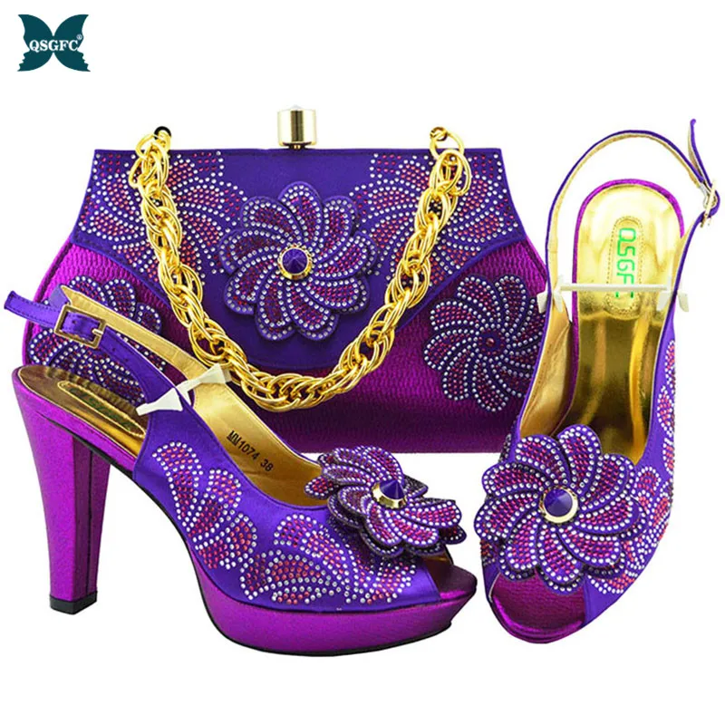 Модный Дамский комплект из обуви и сумки в африканском стиле 2020 итальянский