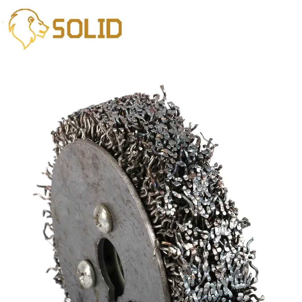 

Stainless Steel Wire Wheel Brush for Polishing Rubber Tire Metal 90x16mm 115x16mm 1Pc Polisher Tool