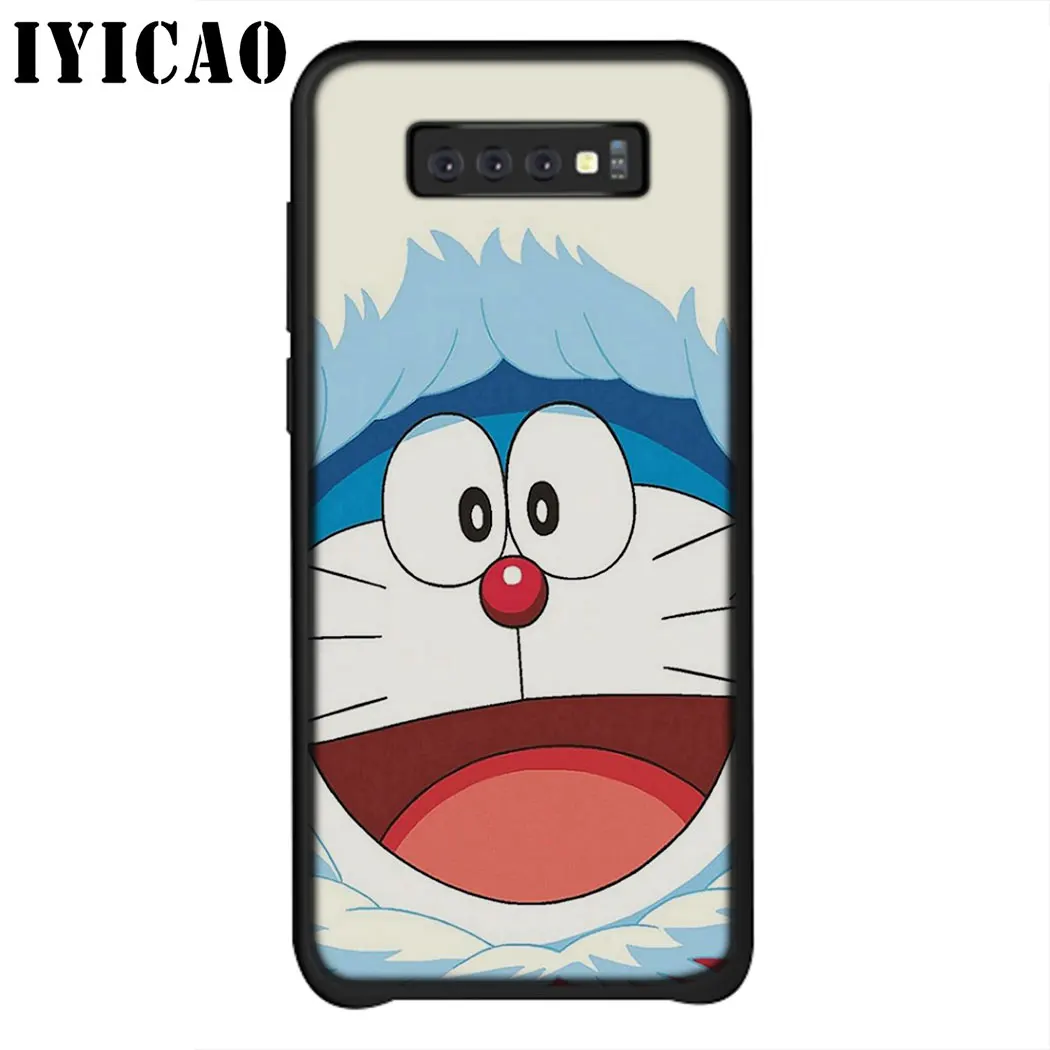 IYICAO Doraemon Cartoon Soft Case for Samsung Note 8 9 10 Plus A70 A50 A40 A20 A10 M40 M10 M20 M30 A10S A20S A30S A40S A50S |