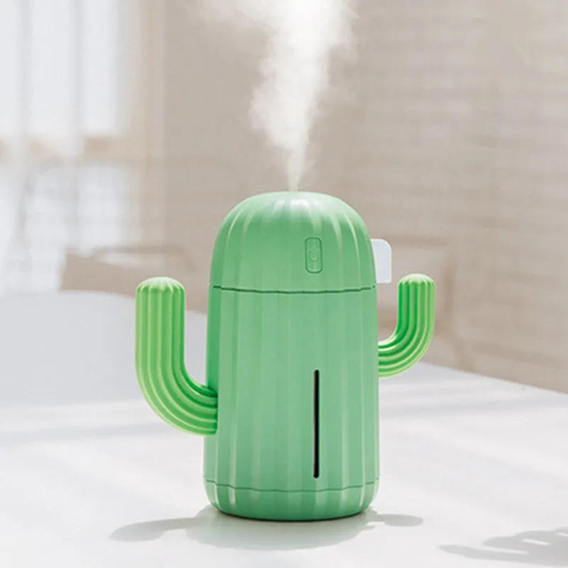 Мини увлажнитель воздуха 340 мл USB кактус Перезаряжаемые Портативный